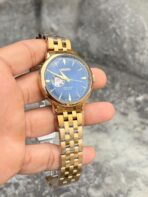 seiko blue dial golden chain automatic - Image 2