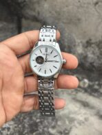 seiko white dial silver chain automatic model2