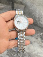 seiko white dial silver dual tone chain automatic - Image 2
