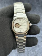Seiko white dial chain refurbished_