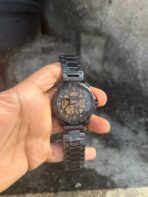 fossil bronson black chain automatic watch - Image 2