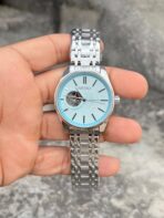 seiko tiffany blue  dial silver chain automatic - Image 2